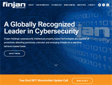 Tablet Screenshot of finjan.com